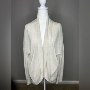 All Saints cable knit lightweight cardigan